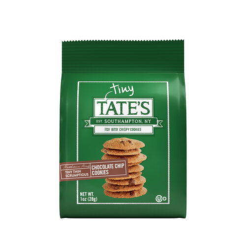 TATE'S Tate's Bake Shop Tiny Chocolate Chip Cookies, 1 oz