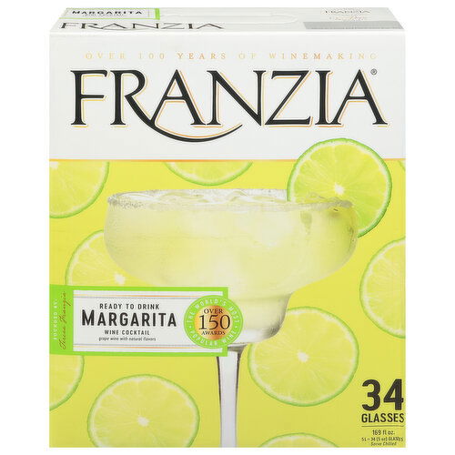 Franzia Wine Cocktail, Margarita - 169 Fluid Ounce