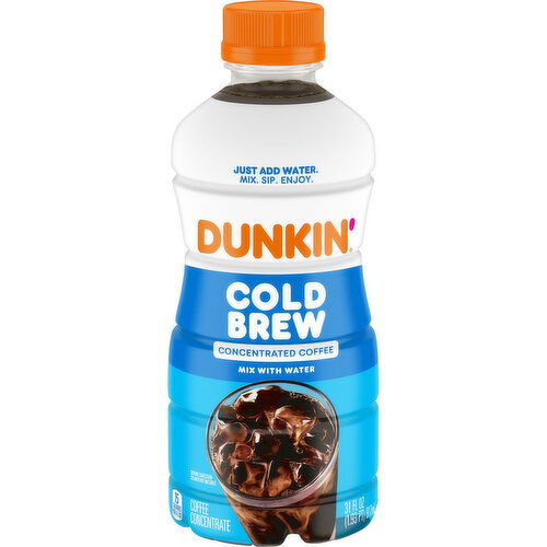 Dunkin' Cold Brew Coffee Concentrate - 31 Fluid Ounce