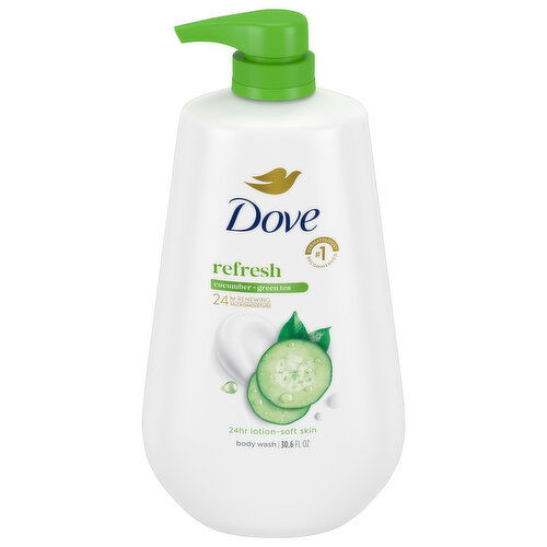 Dove Body Wash, Refresh, Cucumber + Green Tea