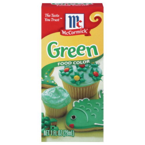 McCormick Green Food Color - 1 Fluid Ounce