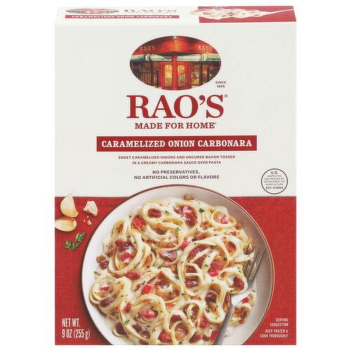 Rao's Made for Home Caramelized Onion Carbonara - 9 Ounce