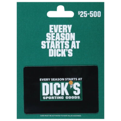 Dick's Gift Card, Sporting Goods