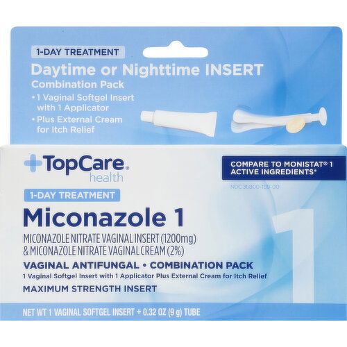 TopCare Miconazole 1, Combination Pack