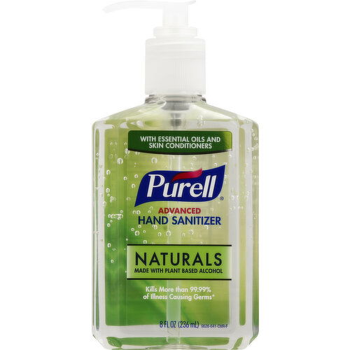 Purell Hand Sanitizer, Advanced, Naturals