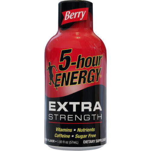 5-Hour Energy Energy Shot, Extra Strength, Berry Flavor