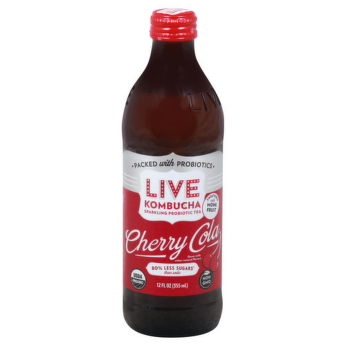 LIVE Kombucha, Cherry Cola