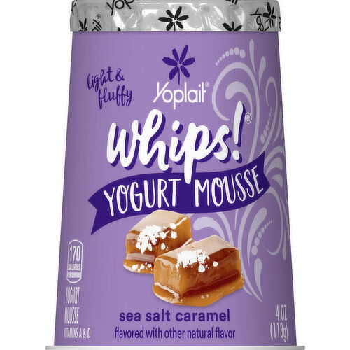 Yoplait Yogurt Mousse, Sea Salt Caramel