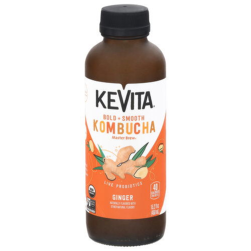 KeVita Ginger Kombucha - 15.2 Fluid Ounce