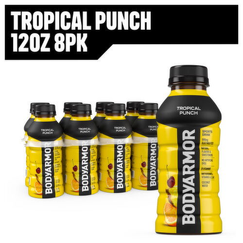 BODYARMOR Tropical Punch Electrolyte Sports Drink - 12 Fluid Ounce