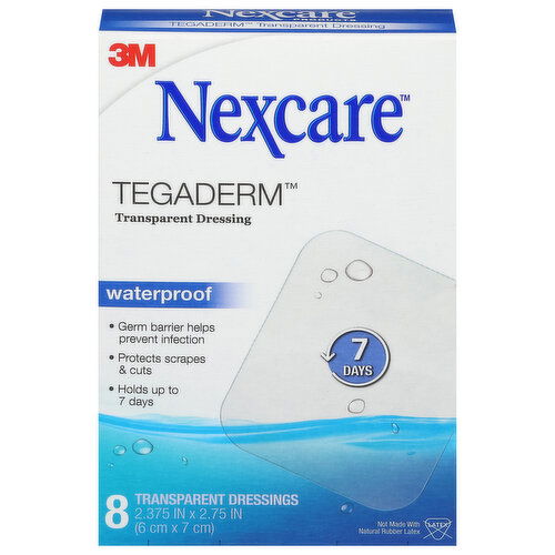 Nexcare Transparent Dressings, Waterproof