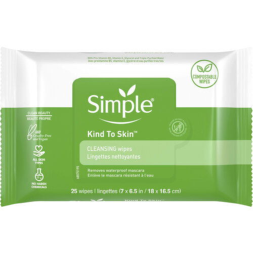 Simple Wipes, Cleansing