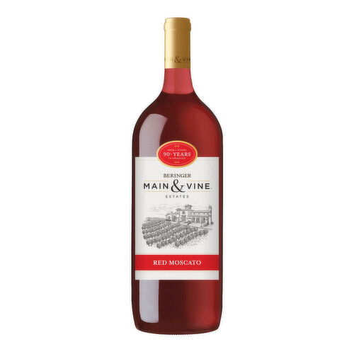 Beringer Main & Vine Red Moscato Wine