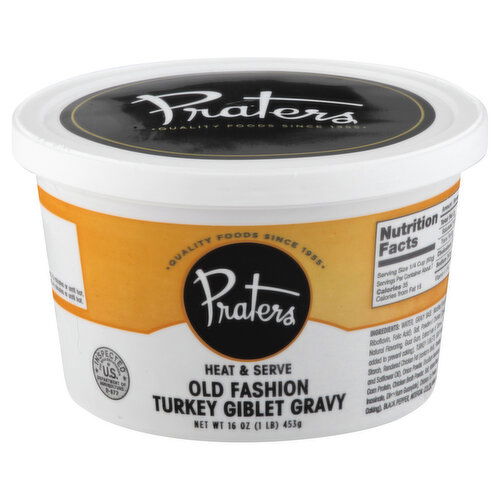 Praters Turkey Giblet Gravy, Old Fashion