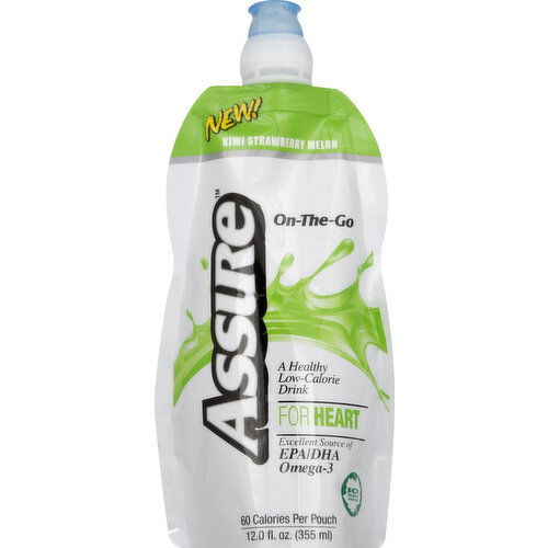 Assure Thirst Quencher, For Heart, Kiwi Strawberry Melon - 12 Ounce