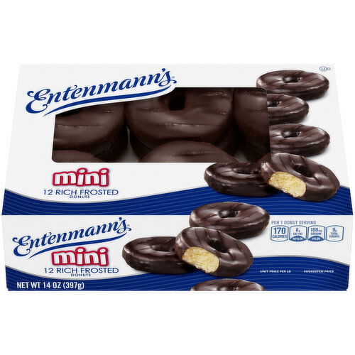 Entenmann's Mini Rich Frosted Donuts