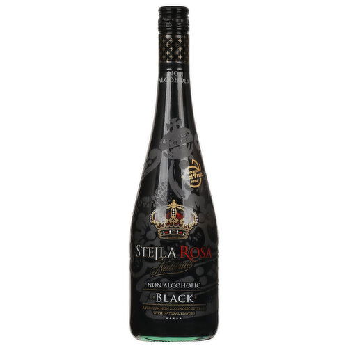 Stella Rosa Beverage, Non Alcoholic, Black - 750 Milliliter
