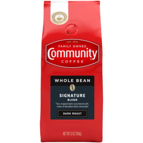 Community Dark Roast Whole Bean Ground Coffee