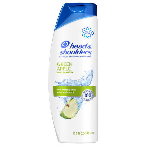 Head & Shoulders Shampoo, Daily, Green Apple