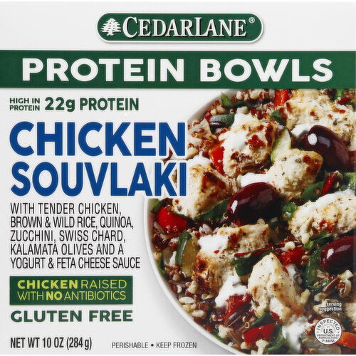 CedarLane Chicken Souvlaki, Protein Bowls