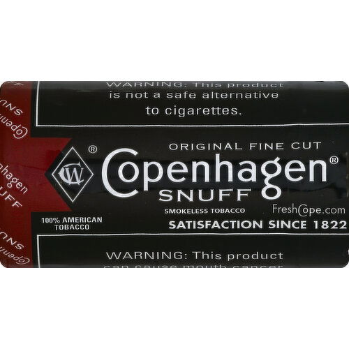 Copenhagen Snuff, Original, Fine Cut