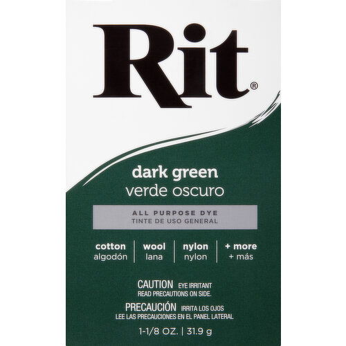 Rit All Purpose Dye, Dark Green