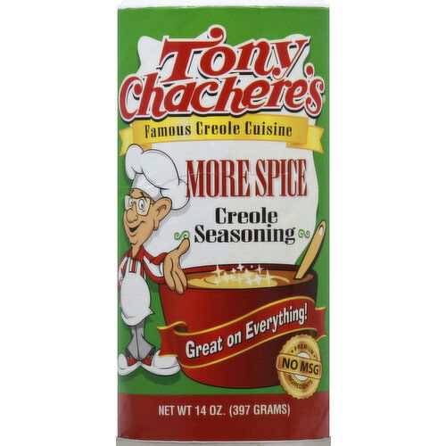 Tony Chachere's Creole Seasoning, More Spice