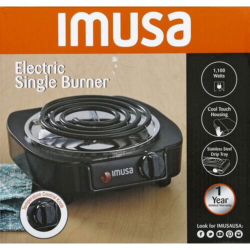 Imusa Single Burner, Electric