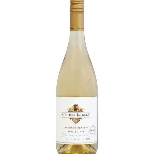 Kendall-Jackson Pinot Gris, Vintner's Reserve, 2018, California