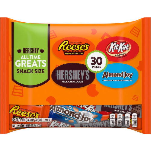 Hershey's Candy Assortment, Chocolate, Snack Size