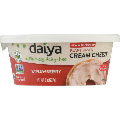 Daiya Cream Cheeze, Dairy-Free, Strawberry