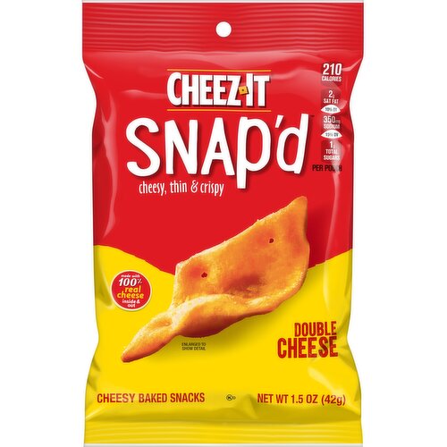 Cheez-It Cracker Chips, Double Cheese - 1.5 Ounce