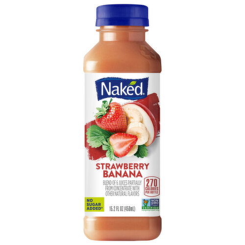 Naked Strawberry Banana Juice - 15.2 Fluid Ounce