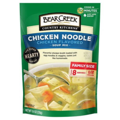 Bear Creek Country Kitchens Soup Mix, Chicken Noodle Flavored, Family Size