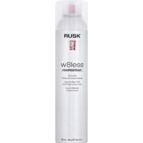 Rusk Hairspray, Shaping and Control, Strong Hold