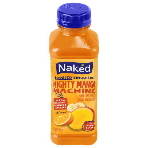 Naked Mighty Mango Machine Boosted Smoothie - 15.2 Fluid Ounce