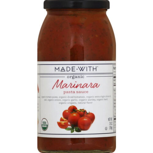 Made With Pasta Sauce, Organic, Marinara