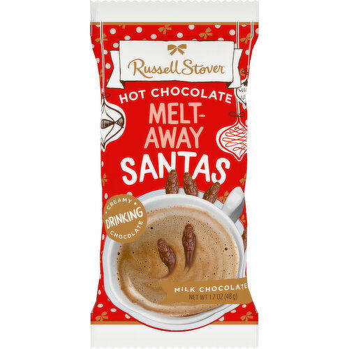 Russell Stover Melt-Away Milk Chocolate Santas