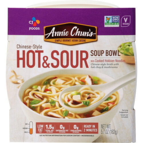 Annie Chun's Soup Bowl, Hot & Sour, Chinese-Style