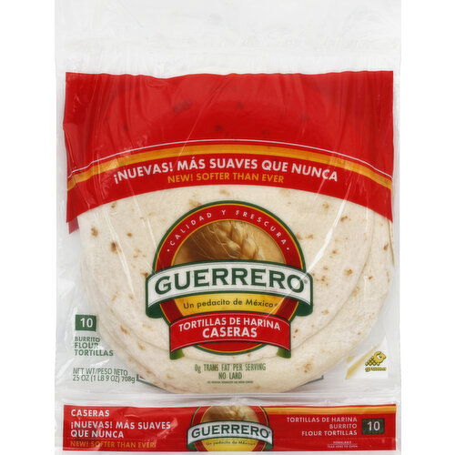 Guerrero Tortillas, Flour, Burrito