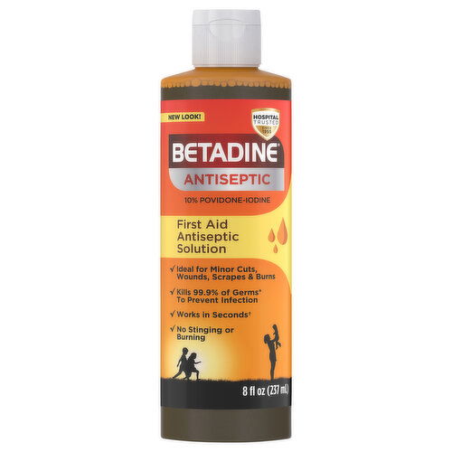 Betadine Antiseptic, First Aid Solution