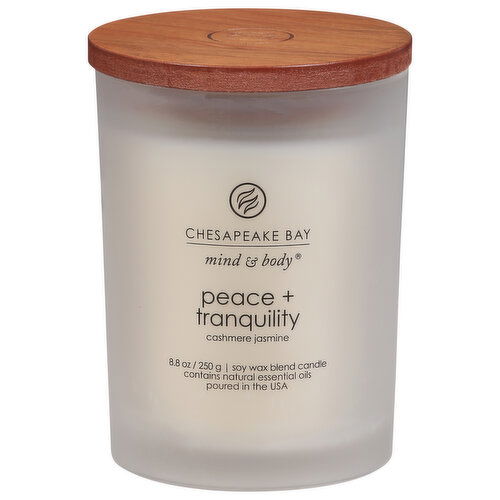 Chesapeake Bay Candle, Cashmere Jasmine, Peace +Tranquility - 1 Each