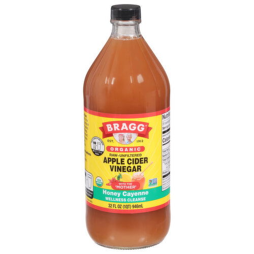 Bragg Apple Cider Vinegar, Organic, Raw, Unfiltered