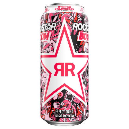 Rockstar Energy Drink, Whipped Strawberry