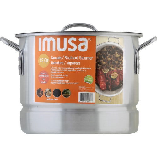 Imusa Tamale/Seafood Steamer, 12 Quart