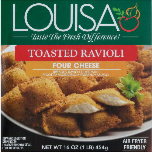 Louisa Toasted Ravioli, Four Cheese