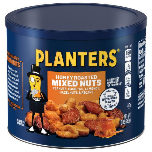 Planters Mixed Nuts, Honey Roasted