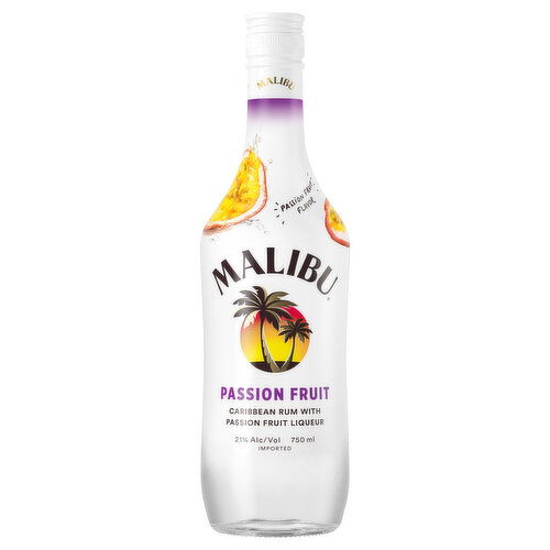 Malibu Caribbean Rum, Imported, Passion Fruit