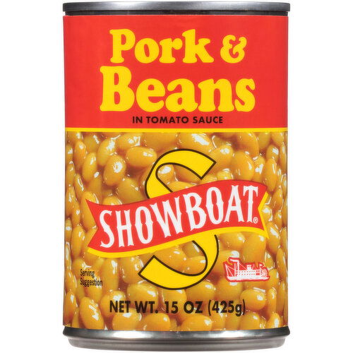 Showboat Pork & Beans in Tomato Sauce