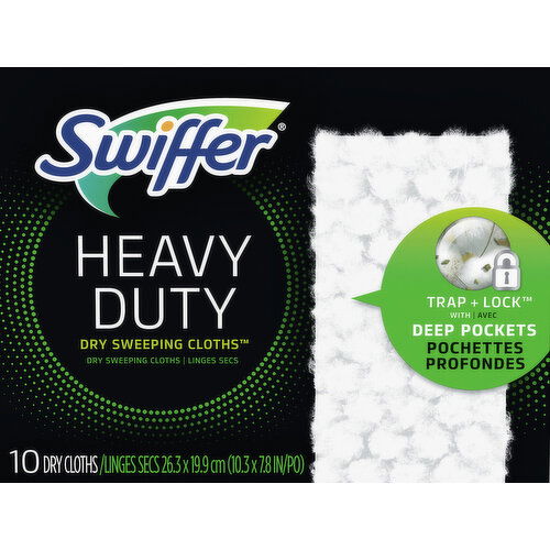 Swiffer Dry Sweeping Cloths, Heavy Duty